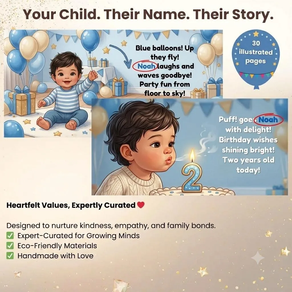 Personalised 2nd Birthday Storybook