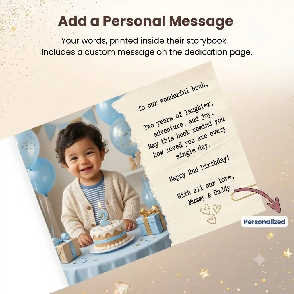 Personalised 2nd Birthday Storybook