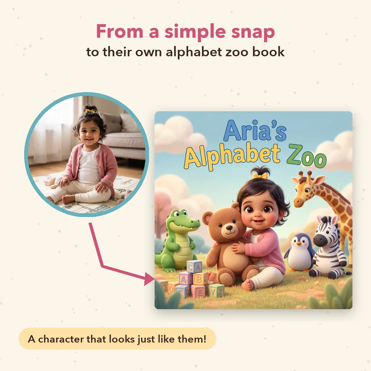 Personalised Alphabet Zoo Book