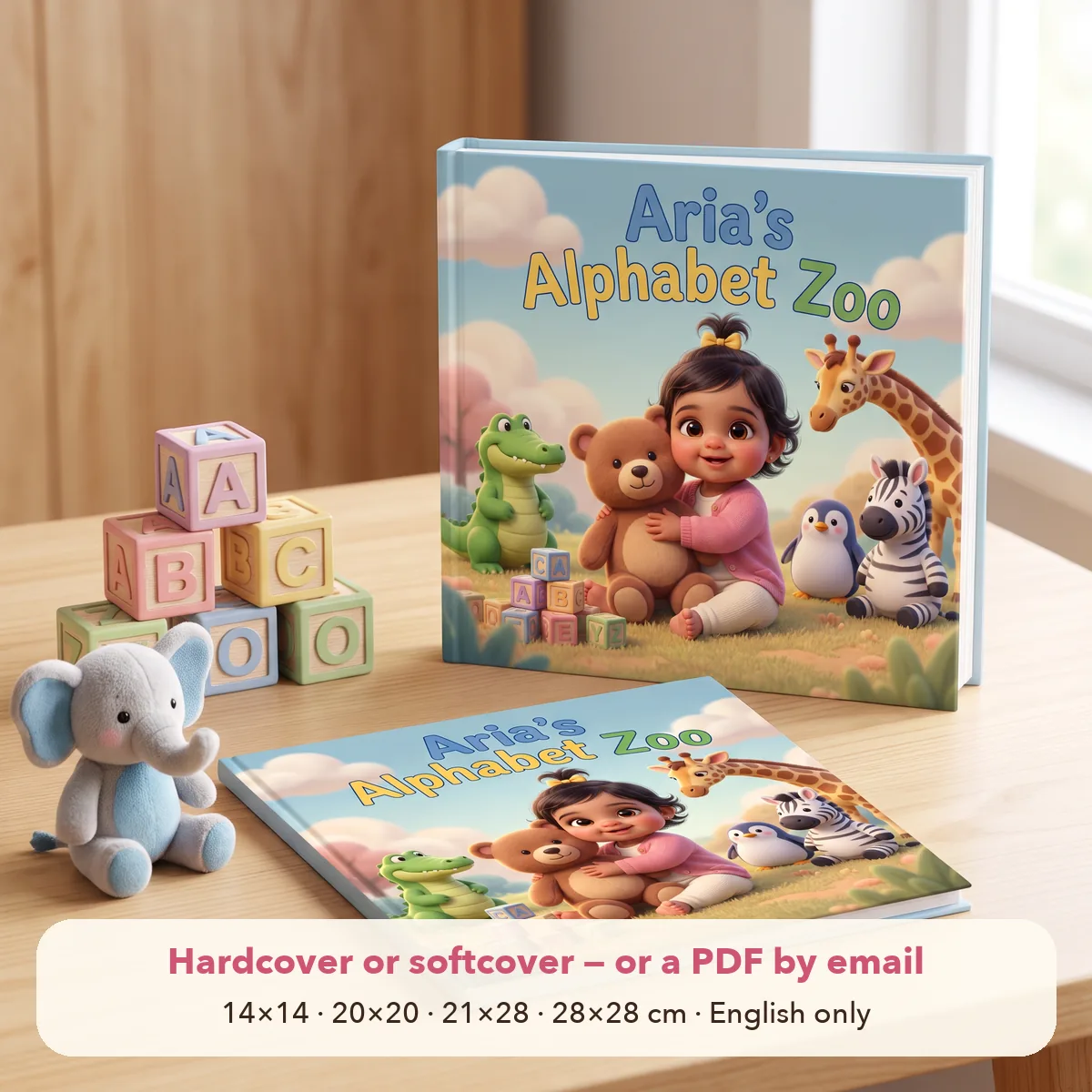 Personalised Alphabet Zoo Book