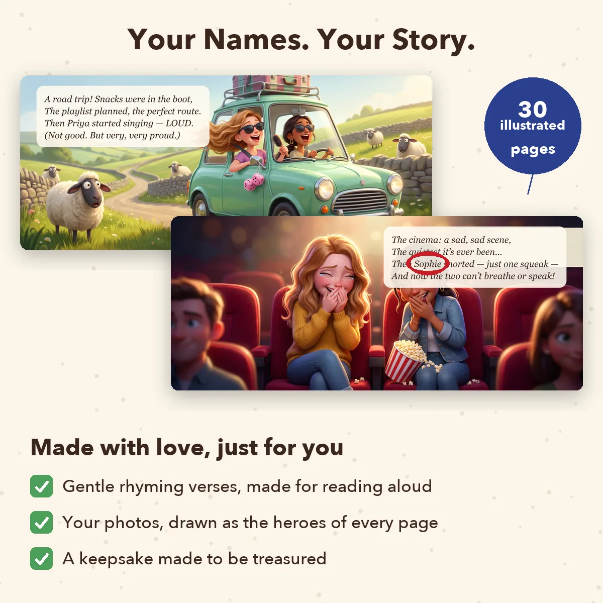 Personalised Best Friend Book
