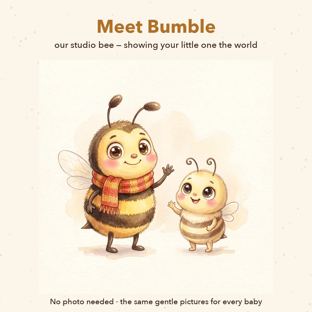 Personalised Bumble Bee Baby Book