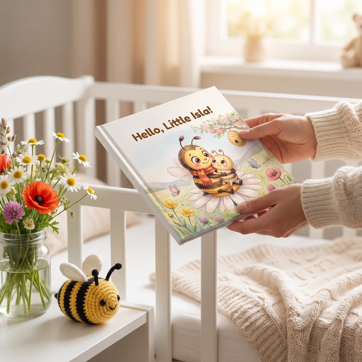 Personalised Bumble Bee Baby Book
