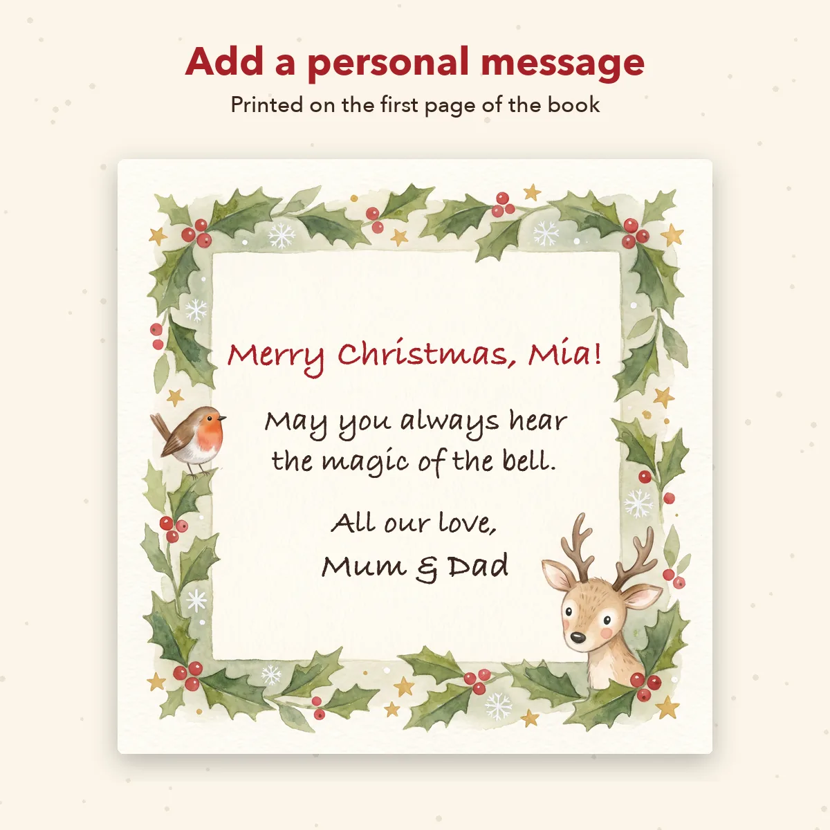 Personalised Christmas Storybook