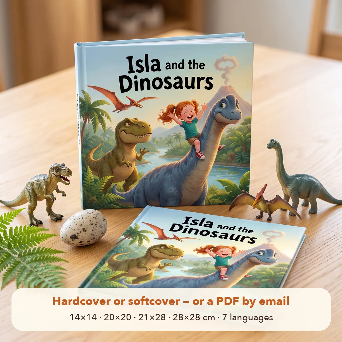 Personalised Dinosaur World Storybook