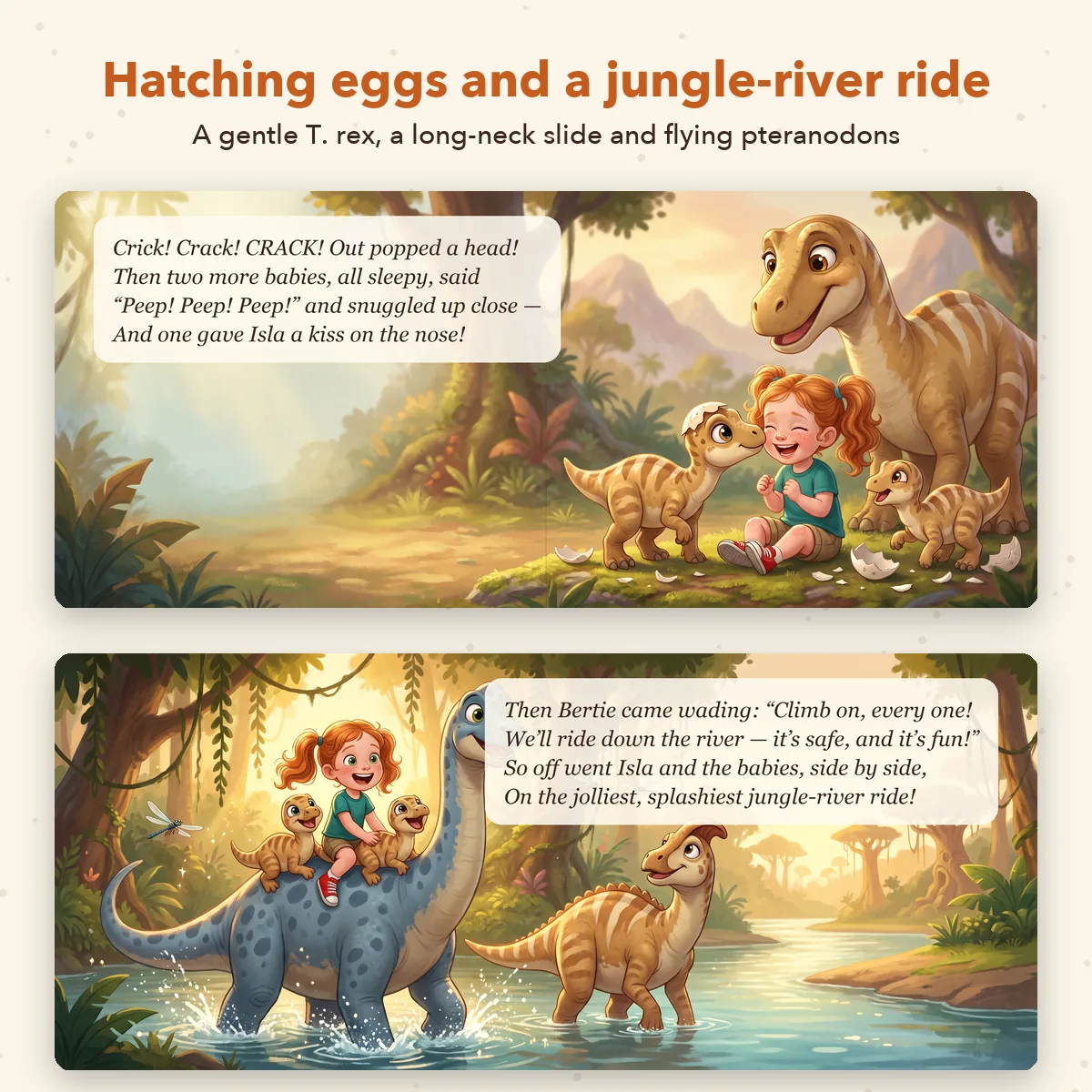 Personalised Dinosaur World Storybook