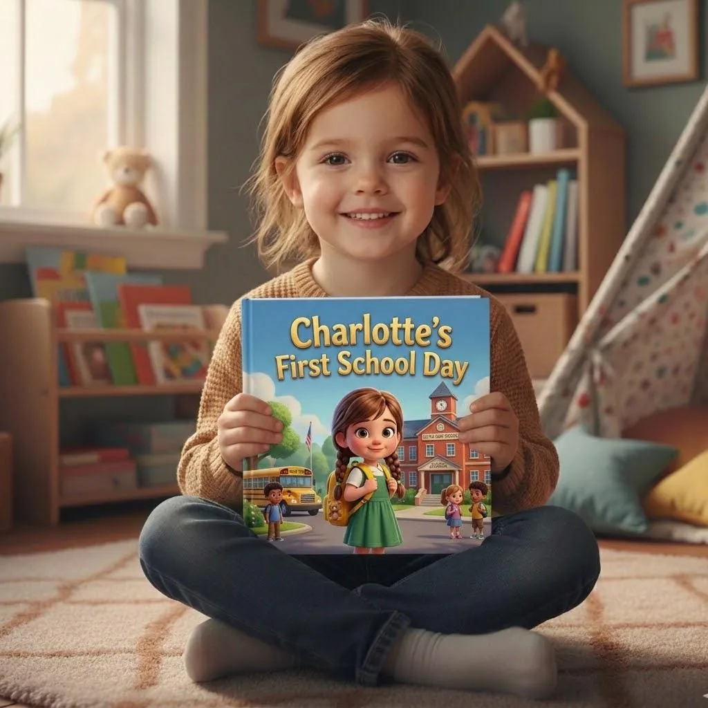 Personalised First School Day Storybook