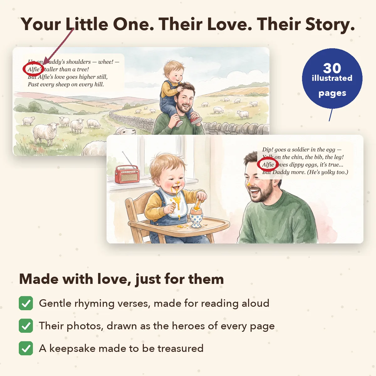 Personalised How Much I Love Daddy Book