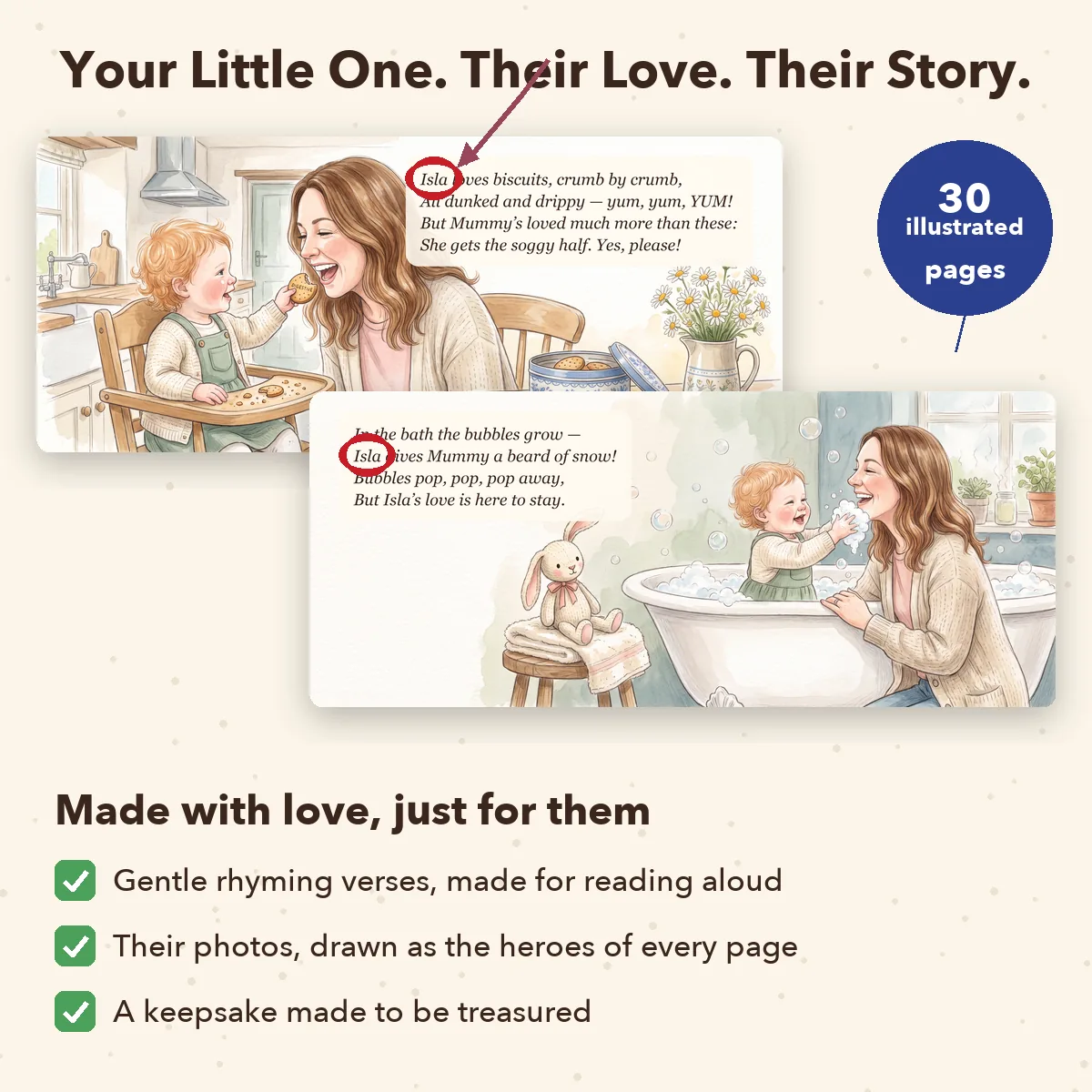 Personalised How Much I Love Mummy Book