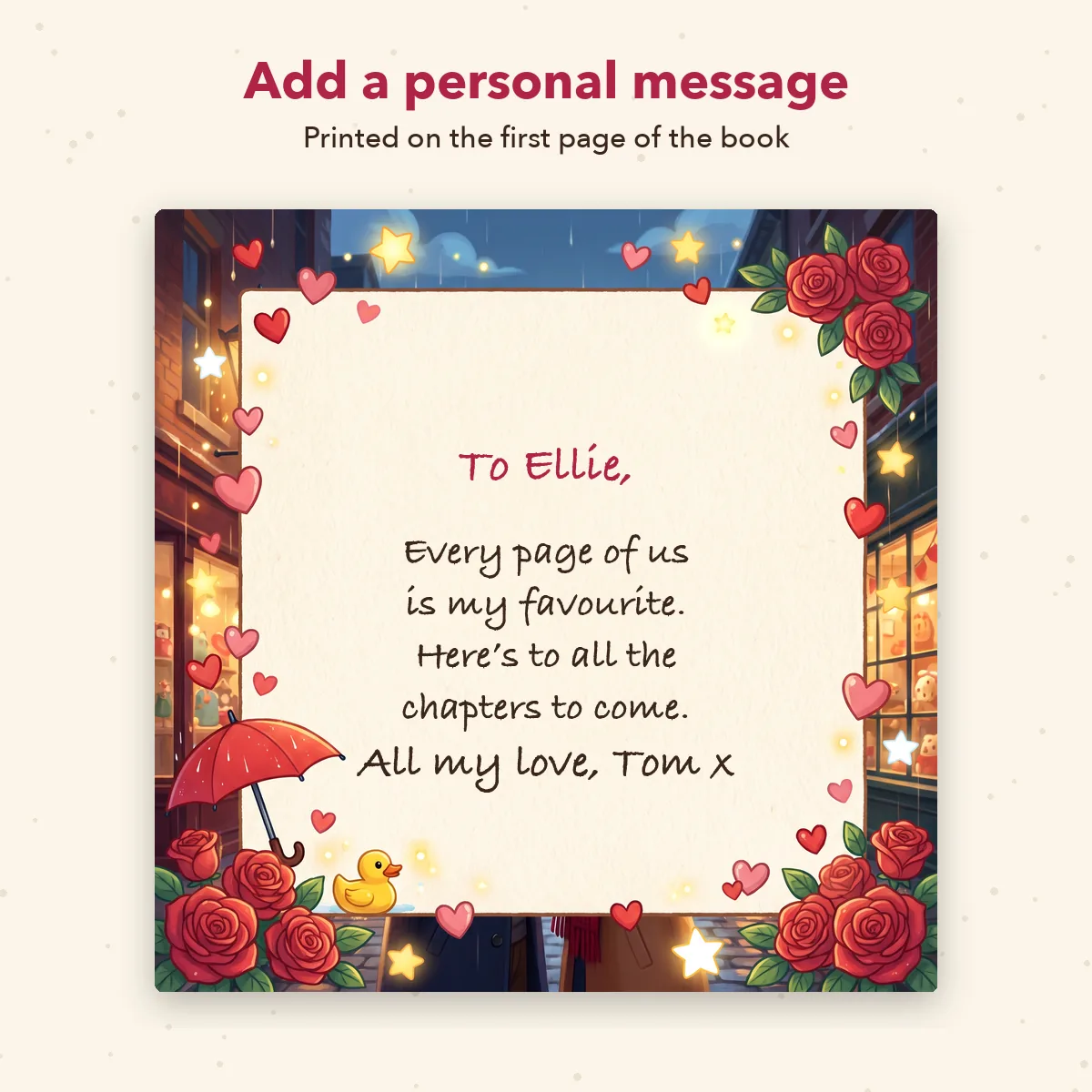 Personalised Love Story Book