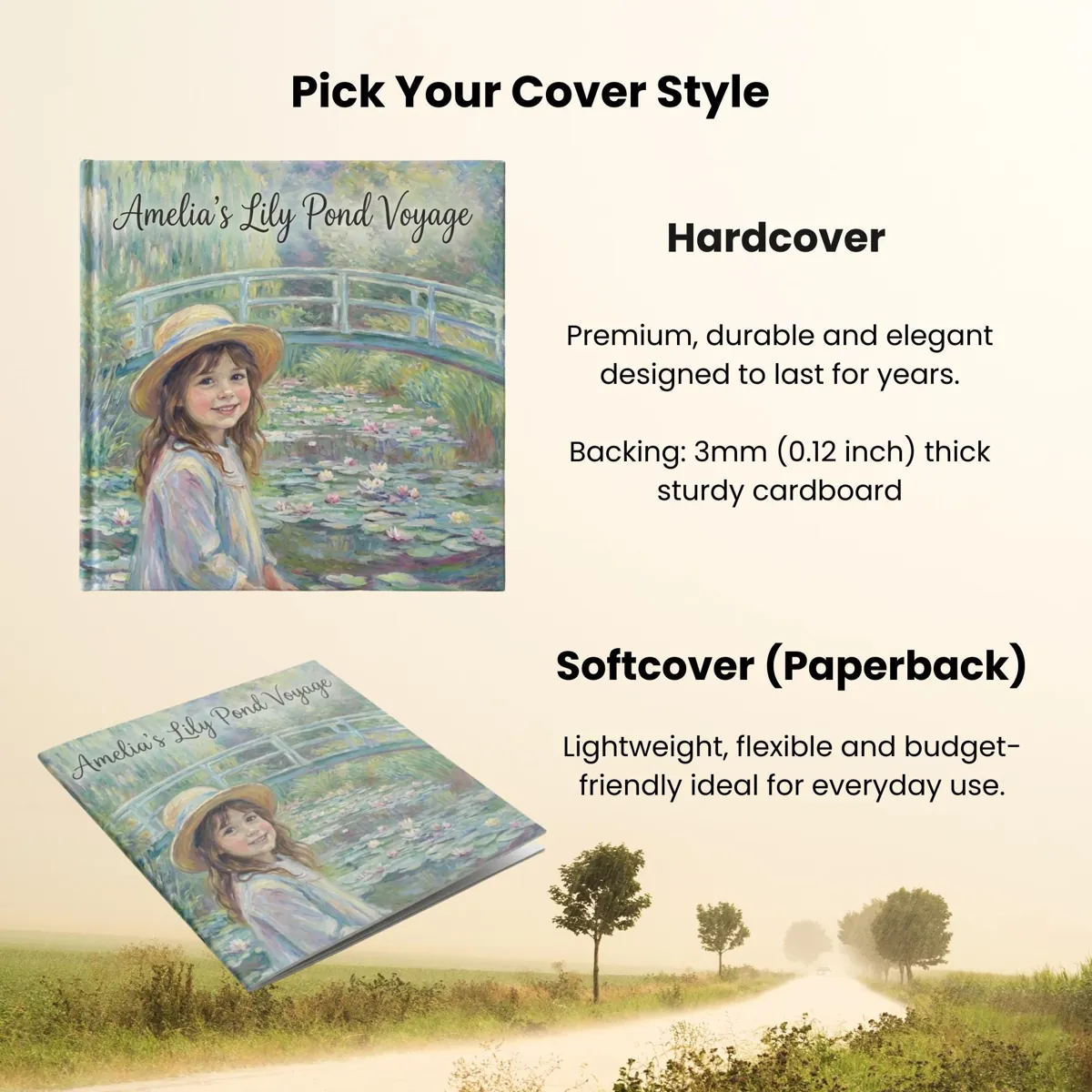 Personalised Monet-Inspired Storybook