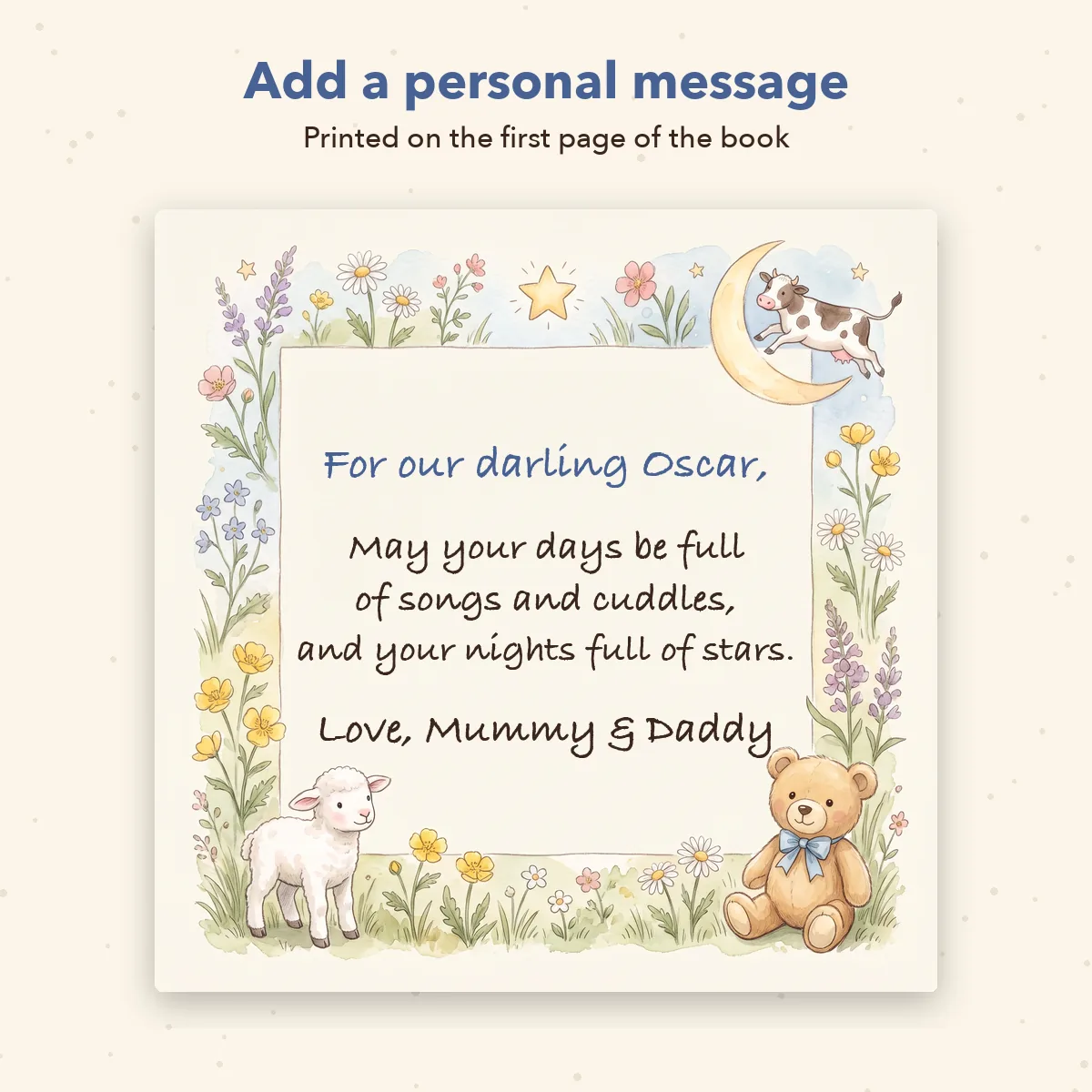 Personalised Nursery Rhymes Book