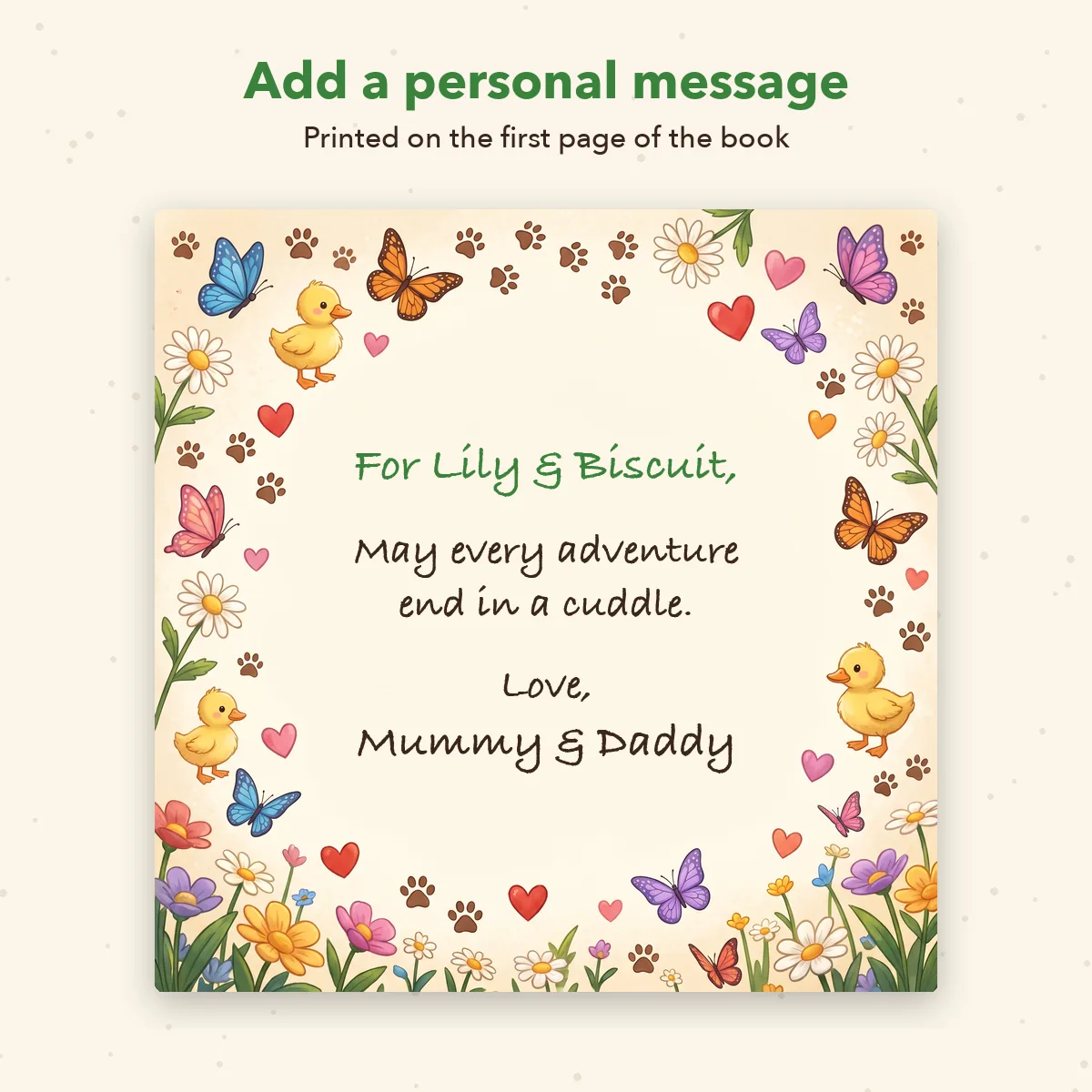 Personalised Pet Adventure Storybook