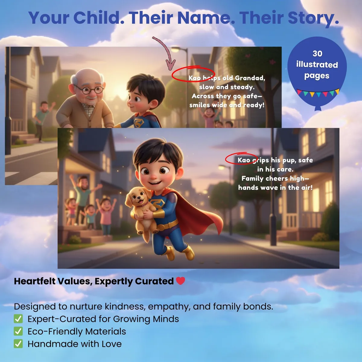Personalised Superhero Storybook