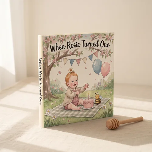 Personalised First Year Baby Book