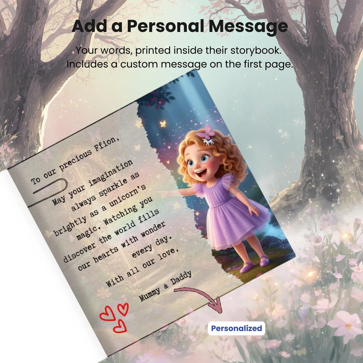 Personalised Unicorn Adventure Storybook