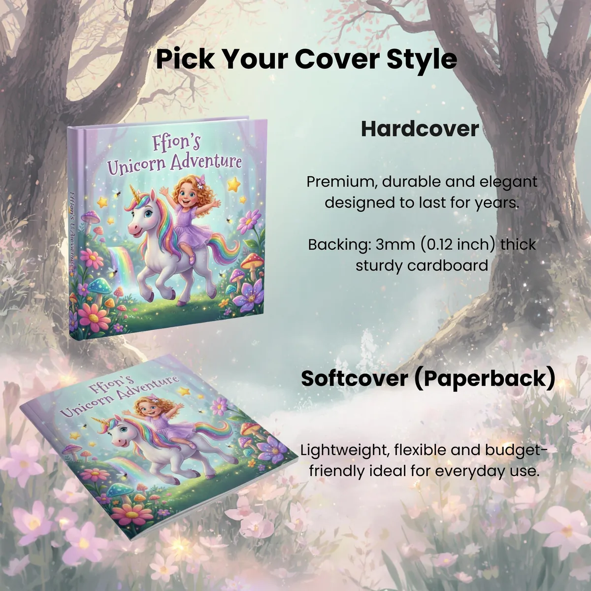 Personalised Unicorn Adventure Storybook