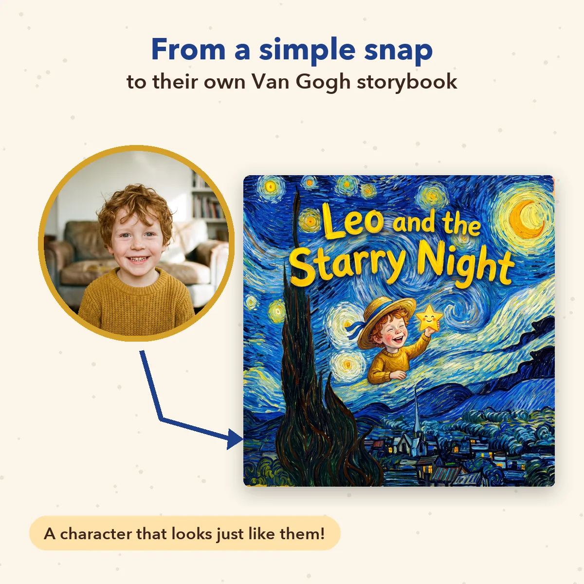 Personalised Van Gogh-Inspired Storybook