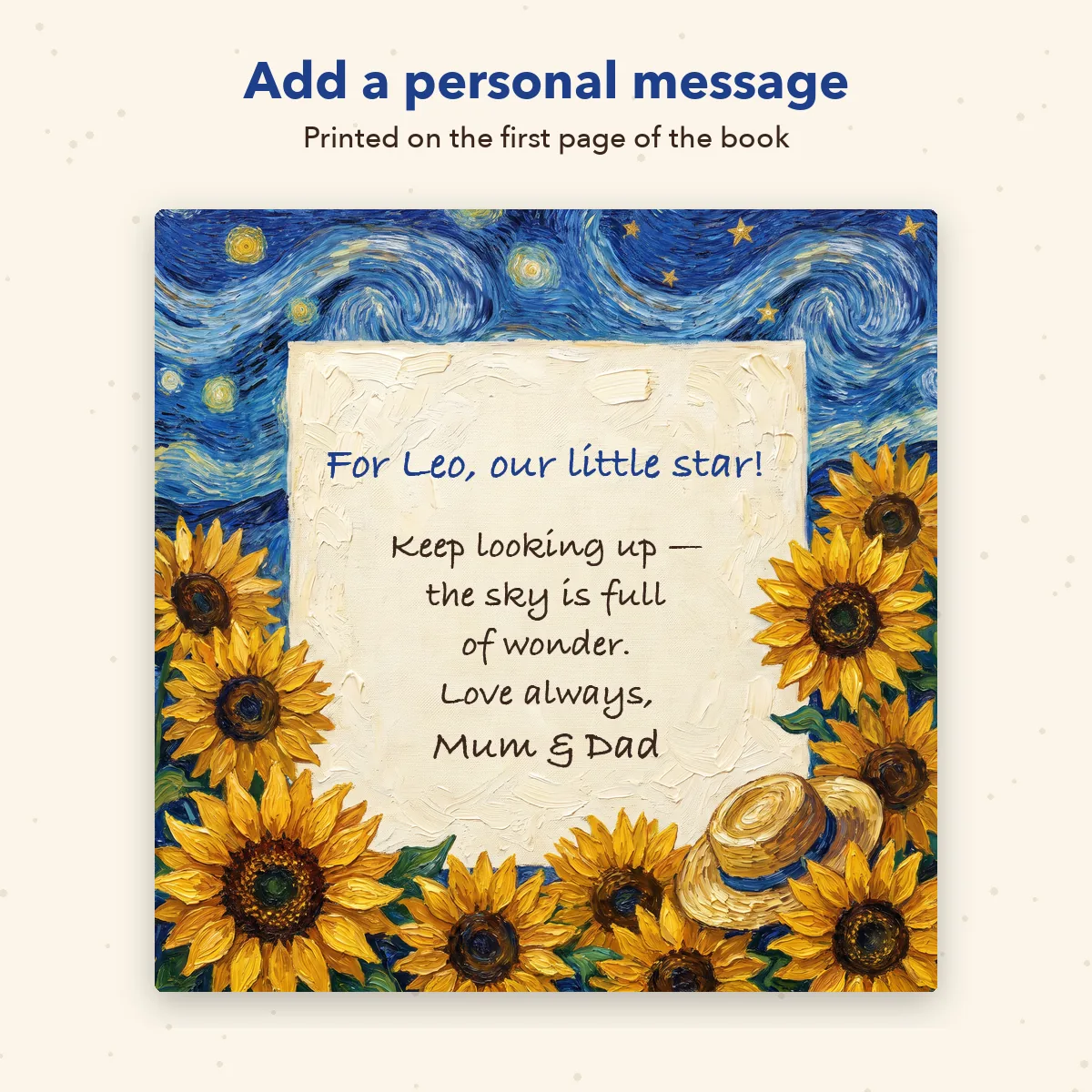 Personalised Van Gogh-Inspired Storybook