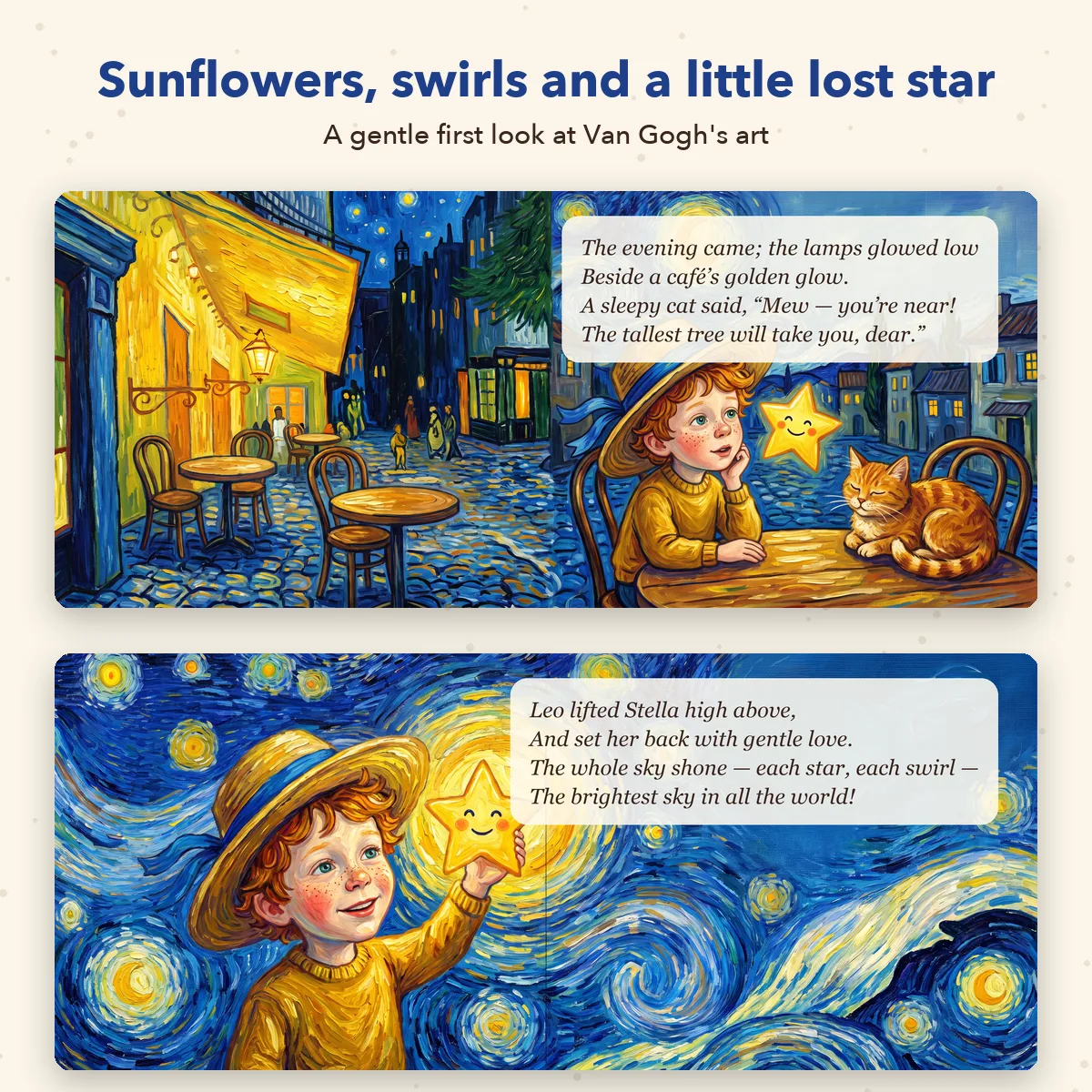Personalised Van Gogh-Inspired Storybook