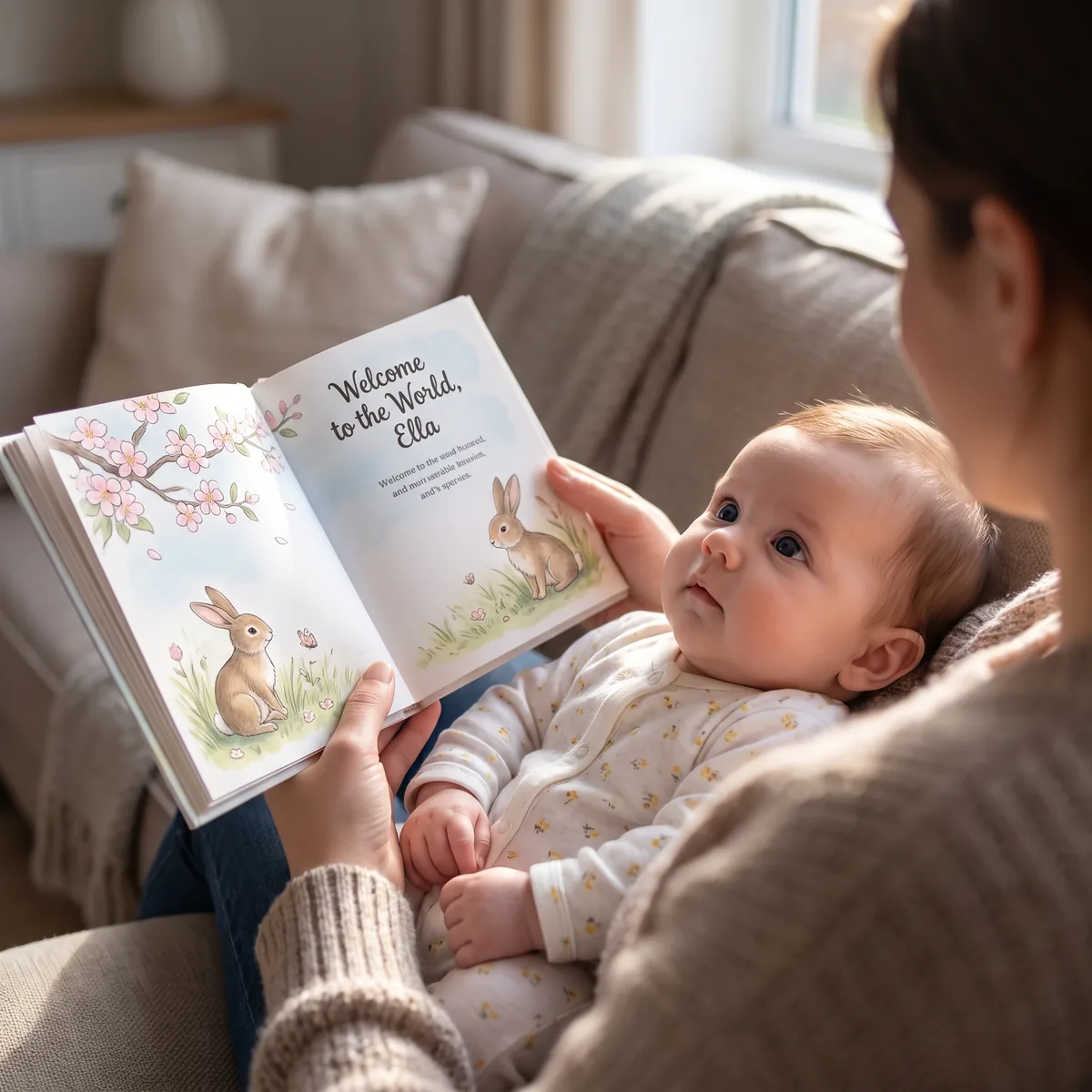 Personalised Welcome to the World Baby Book
