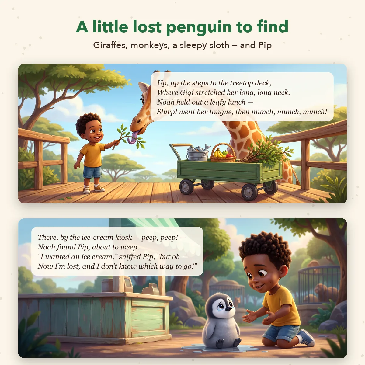 Personalised Zoo Storybook