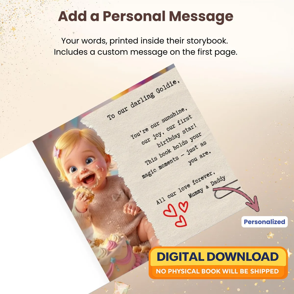 Personalized 1st Birthday Storybook PDF