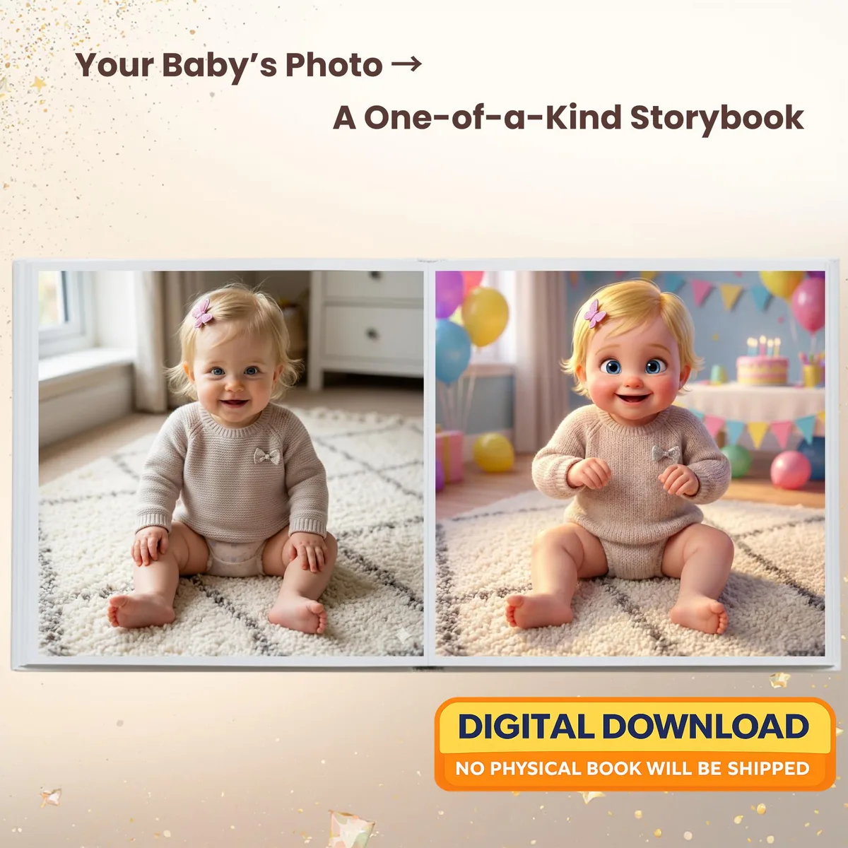 Personalized 1st Birthday Storybook PDF