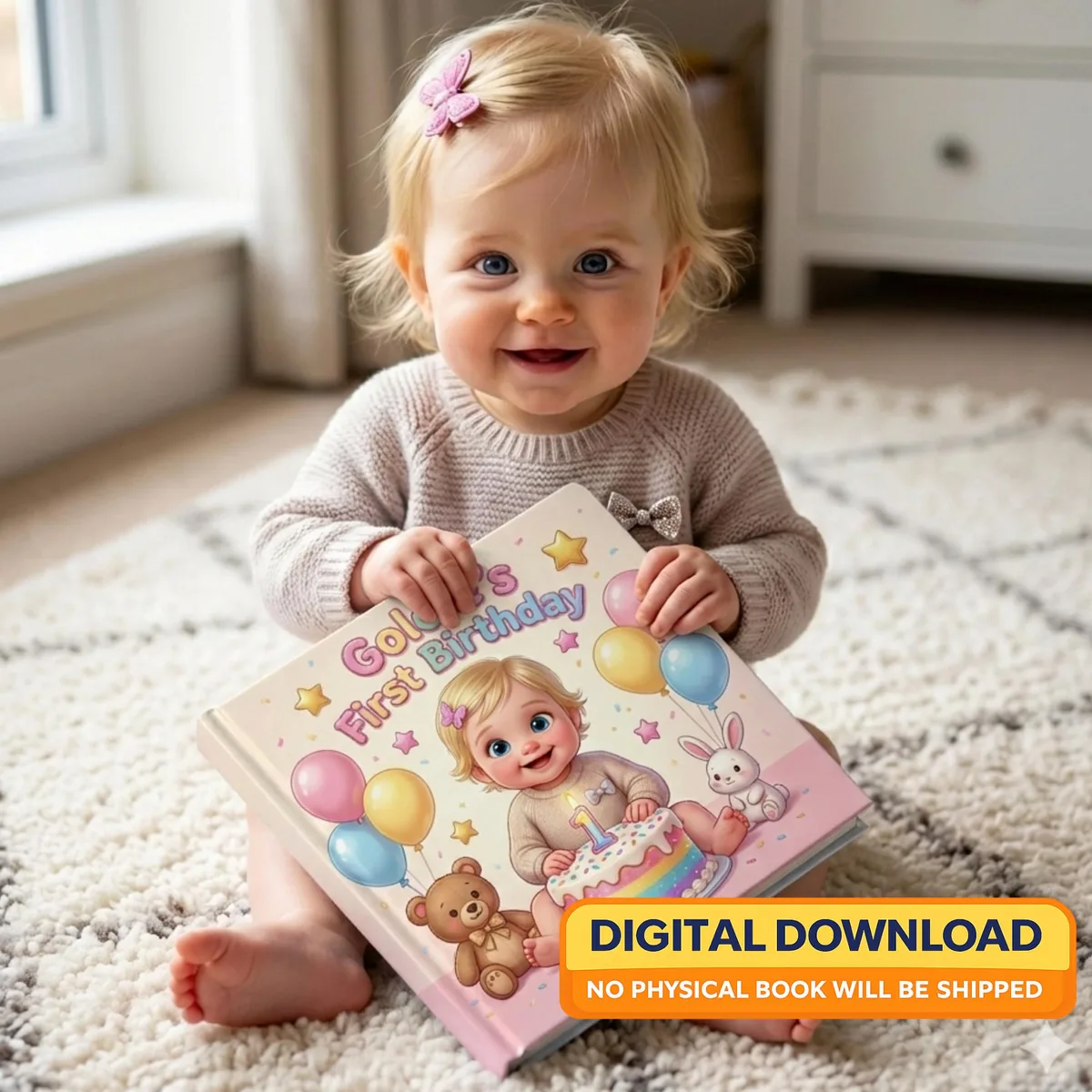 Personalized 1st Birthday Storybook PDF