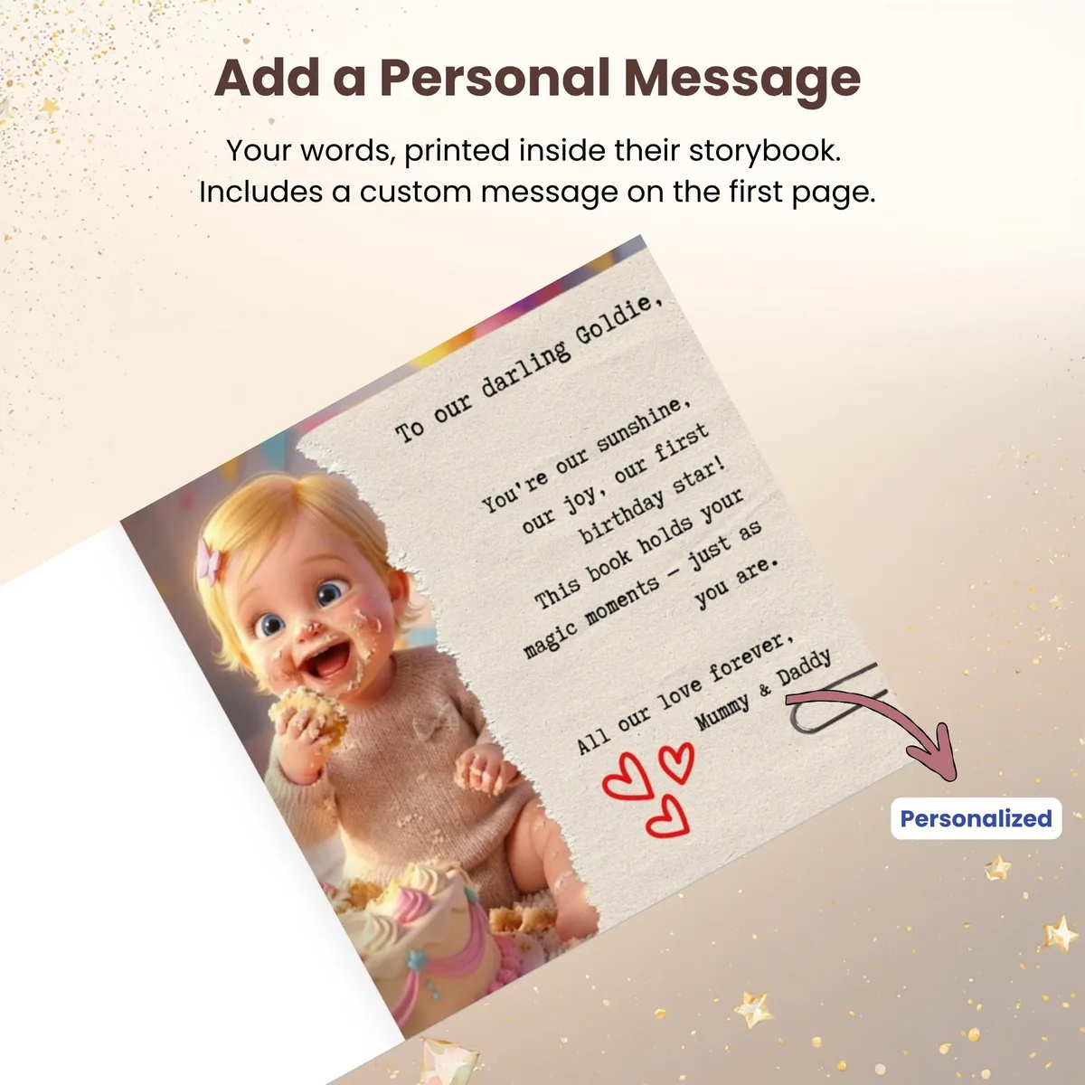 Personalized 1st Birthday Storybook