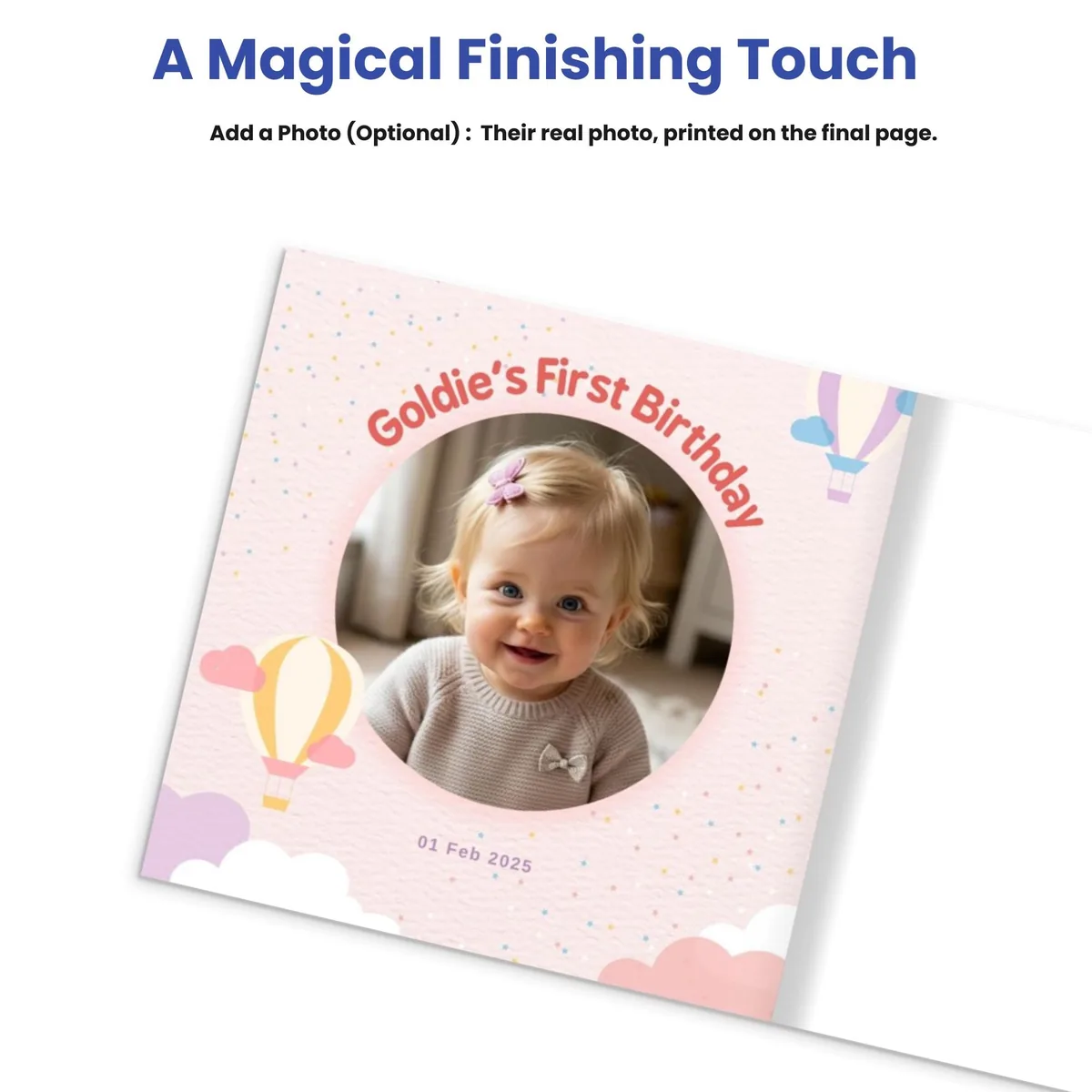 Personalized 1st Birthday Storybook