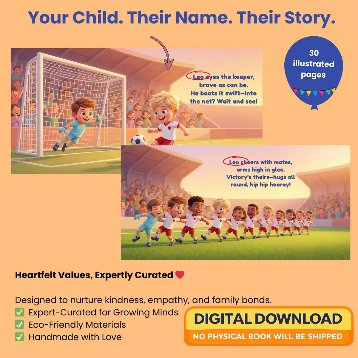Personalized Football Storybook PDF