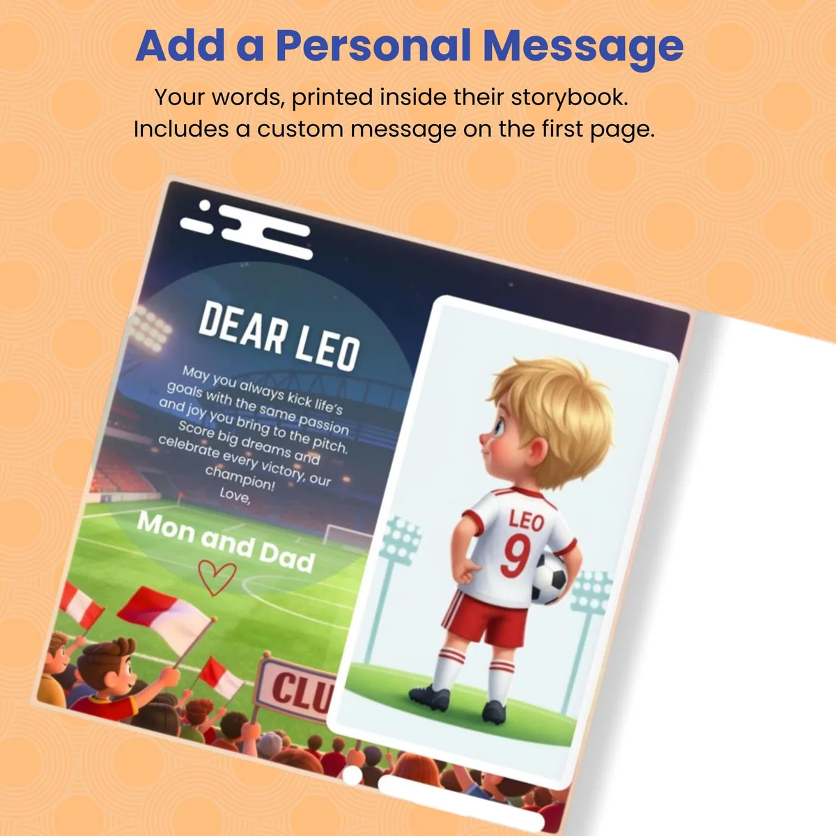 Personalized Kids Football Book