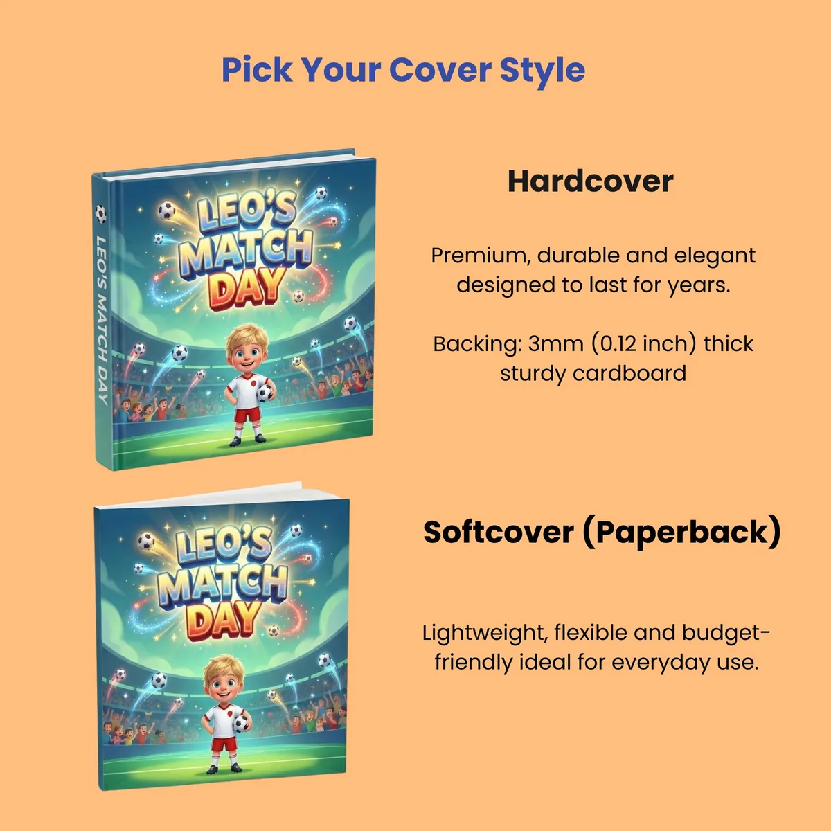 Personalized Kids Football Book