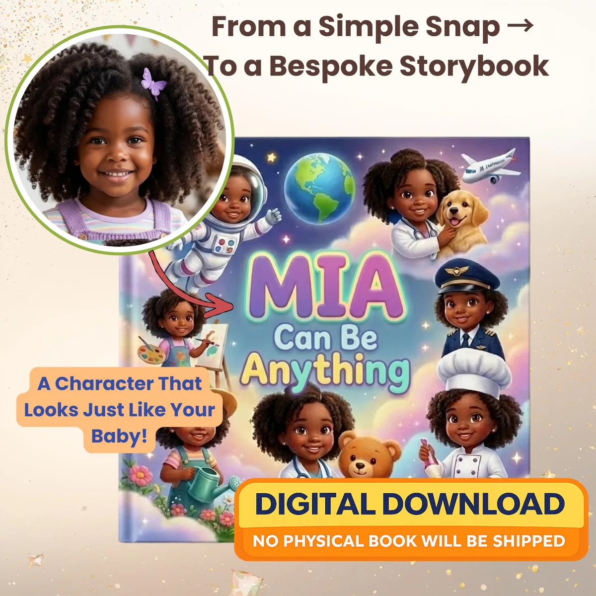 Personalized You Can Be Anything Storybook