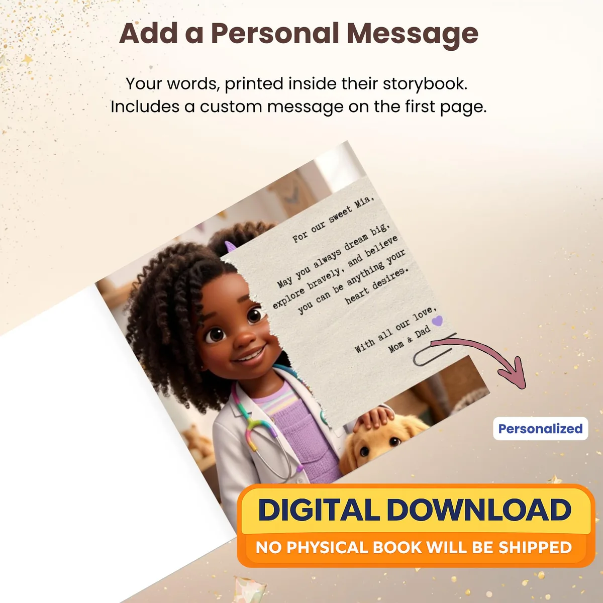 Personalized You Can Be Anything Storybook