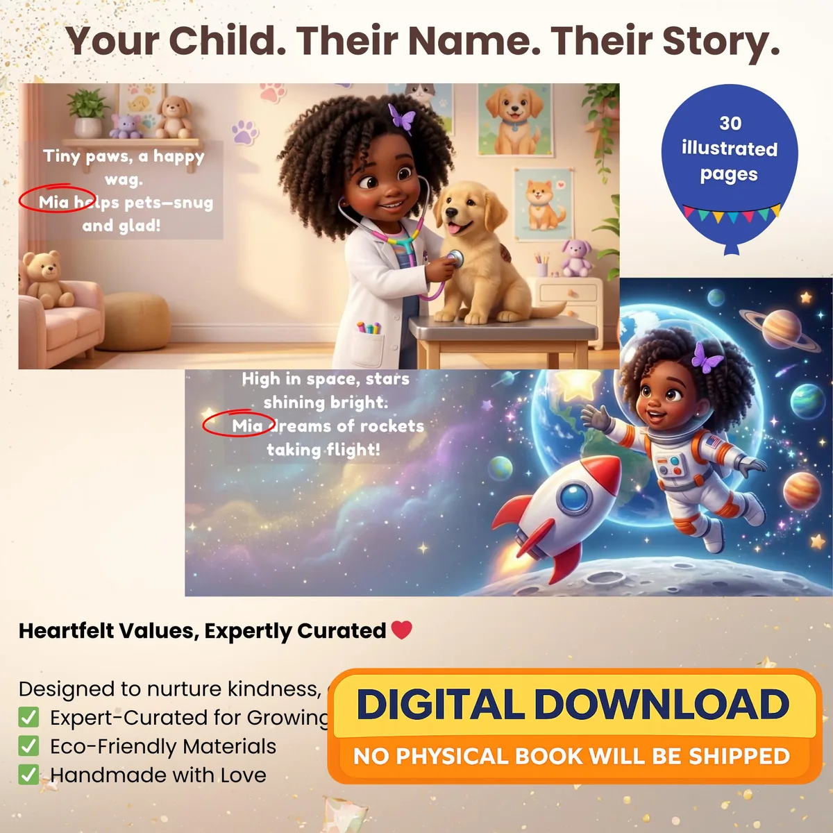Personalized You Can Be Anything Storybook